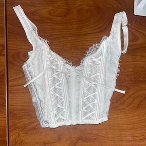Victoria Secret White Corset